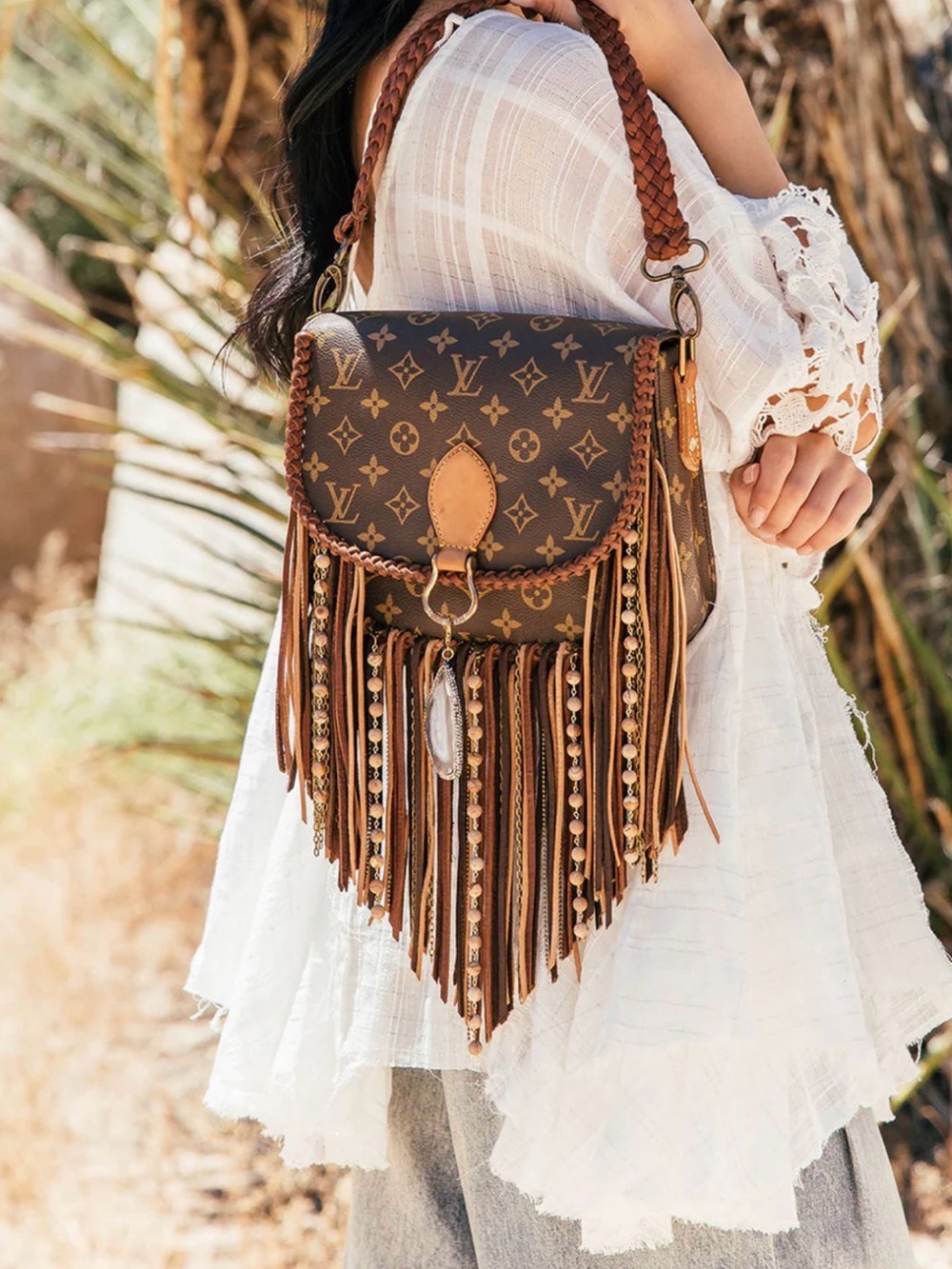 Vintage Boho Bags World Traveler - Picture 7 of 12